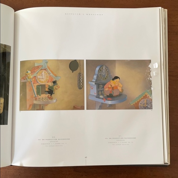 Disney Artist signed Pinocchio Pierre lambert animation book films - Picture 8 of 16